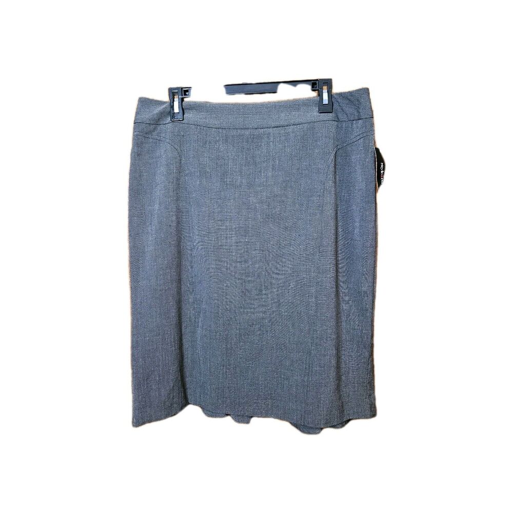 Style & Co Womens 14 Career Gray Gypsy Tweed Short Suit Skirt‎ NEW